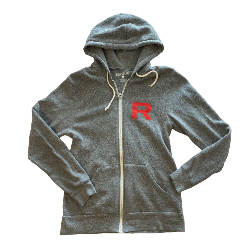 ❤️‍🔥 Rogue CrossFit Games 2017 Atlanta Zip Hoodie Gray Tri Blend Adult M